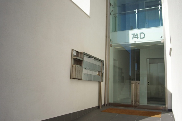 Entrance of building with new apartment in Francavilla al Mare