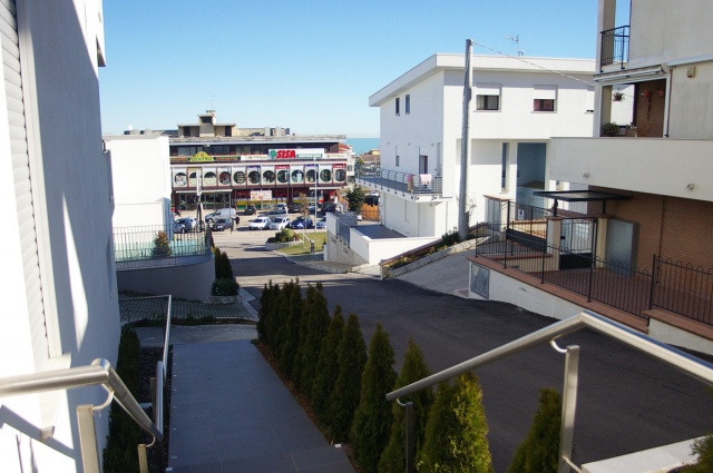 External stairs in Francavilla al Mare of new duplex apartment